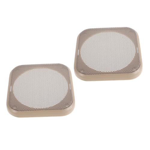 GRIRIW Sleek Square Speaker Cover Mesh Car Audio Protector Replacement Speaker Grille Vehicle Grill Mesh for Home Stereo