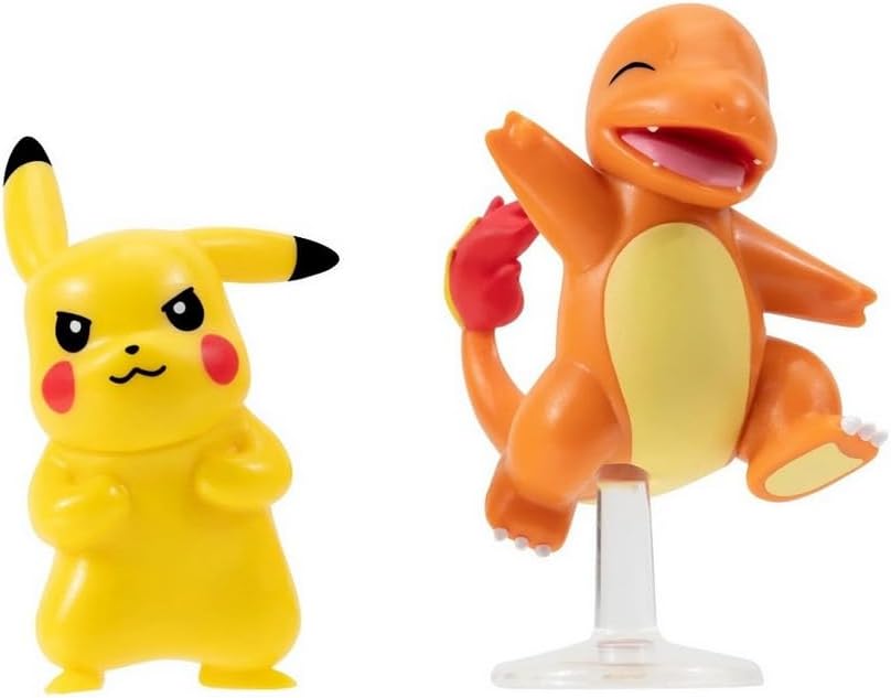 Pokemon Battle Figure Pack: Charmander and Pikachu