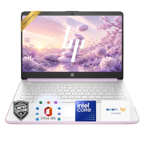 Image of HP Essential Laptop Computer, 2026 Edition, 128GB SSD, Intel N150 CPU, Long Battery Life, Portable Design, 1TB Cloud Storage, Windows 11 with Microsoft 365