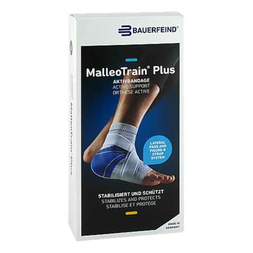 MalleoTrain Plus Ankle Support in Titanium Size: Left 4