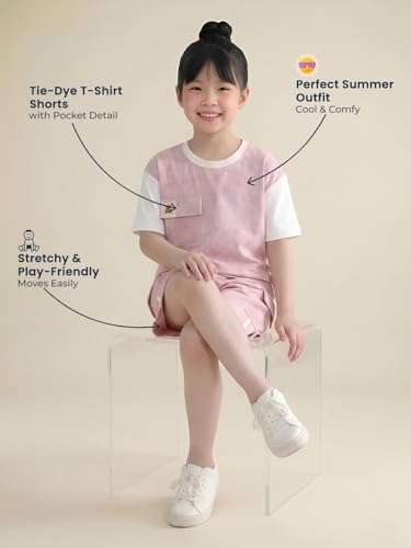 Image of POLKA TOTS 100% Pure Cotton T-Shirt and Shorts Combo For Boys | Summer Dress & Beach Wear for Boys and Toddlers | Breathable Premium Fabric Co-Ord Set Kids | Relaxed Fit Casual Summer Outfit for Kids