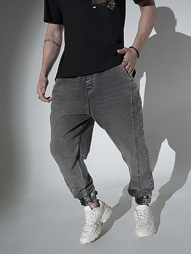 Image of Hubberholme Men's Paneled Loose Fit Jogger Jeans