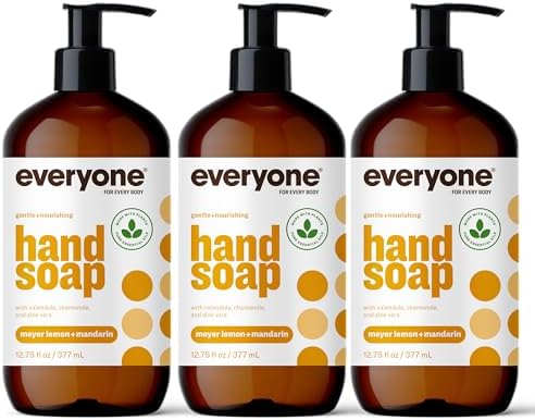 Everyone Liquid Hand Soap, Meyer Lemon & Mandarin, 12.75 oz 3-Pack