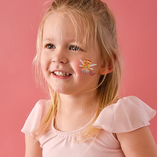 Kids Temporary Tattoos - Fairies Variety Set Of 25 Assorted Flash Tattoos, Premium Waterproof Colorful Metallic Gold And Sliver Kids Temporary Tattoo, Gold Tattoo, Metallic Tattoo, Fairy, Foil Tattoo, Girls Tattoo, Fairy Party Decor #TOP6