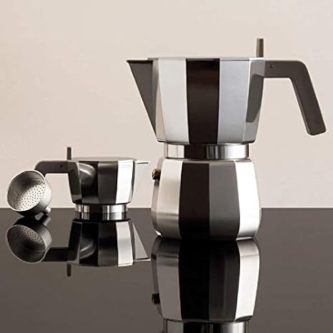 Alessi DC06/3 Espresso-Kaffeemaschine Aluminium 1 Tasse