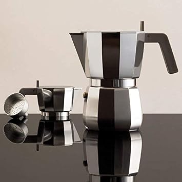 Alessi DC06/3 Espresso-Kaffeemaschine Aluminium 1 Tasse
