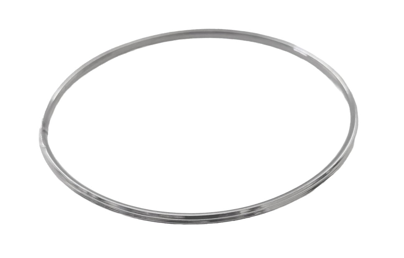 Fuschianet Accessories Sikh Thin Stainless Steel Kada Daily Wear for Men and Women, Symbol of Positivity & Faith- 1 Piece-image-27
