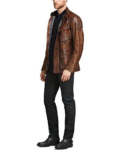 Tiger Zinda Hai Mens Long Spicy Look Genuine Lambskin Leather
