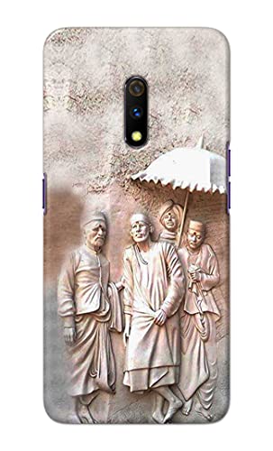 Image of Printed Hard Back Cover Case for Realme X | Oppo K3 Back Cover (Sai Baba) -1803