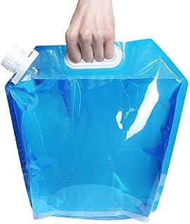 Lifeunion 5 litres Collapsible Water Container, BPA Free Plastic Water Carrier, Outdoor Folding