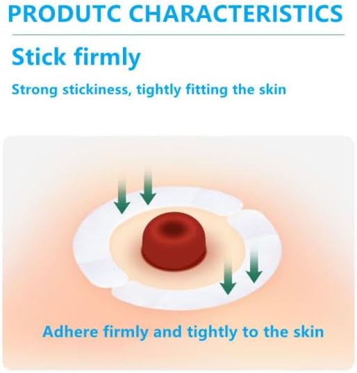 Miniatura 4 de 20 unidades de suministros de ostomía para la piel, tiras impermeables para fugas, cinta adhesiva para la piel para bolsas de estoma de colostomía