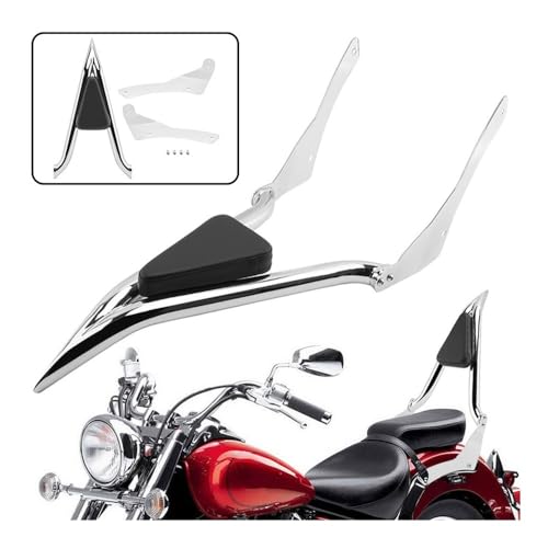 Coussin dossier de passager chromé pour moto V Star 400 650 Classic - 2