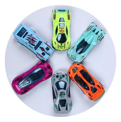 Image of Galaxy Hi-Tech Model Alloy Vehicle Model Metal Cars 6 Pcs Vehicles, Car Play Set for Toddlers,Boys Die-Cast Car Set, Birthday Decorations Gift Movie Vehicle Racing for Kids