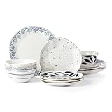 Lenox Blue Bay 12-Piece Dinnerware Set