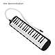OriGlam 57 cm lange Melodica Pianica Tube, flexibles Kunststoffrohr mit Mundstück, Ersatzteile, Zubehör für Anfänger