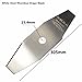 LBXKJQ 1pc 305mm 2T White Steel Brush Cutter Blade Grass Cutter Brush Cutter Parts Replacement Straight Blade for Lawn Mower (Color : 305x90x2.0x25.4mm-03)