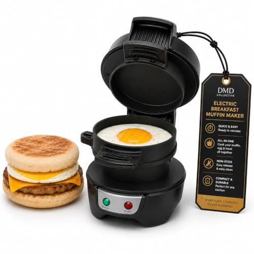 DMD Collective - Sandwich Maker Grilled Toastie Maker Breakfast Muffin