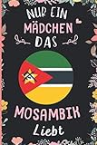 Nur Ein Mädchen Das Mosambik Liebt: Notizbuch für Mosambik Liebhaber | Mosambik Tagebuch | 110 Seiten | 6 x 9 Zoll | Notizbuchgeschenk für Mosambik liebhaber - Ayenx GERD16 Publishing 