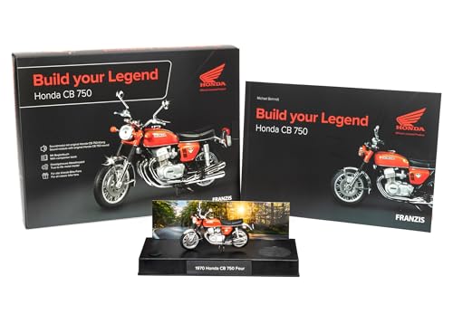 Honda CB 750 Franzis 67215 miniature moto rouge kit de modélisme