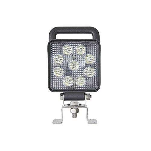 HELLA VALUEFIT LED Arbeitsscheinwerfer S1500 - 24V / 12V - mit Schalter - 1500lm - Schraubanschluss/Anbau - Vierpunktbefestigung/schwenkbarer Montagebügel - Nahfeldausleuchtung - 1GA 357 103-082