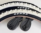 Generico 2 COPERTONI MTB 26 X 1.95 (50-559) K 831A BIANCONERO + 2 CAMERE d'Aria VALVOLA Italia Mountain Bike Bici MTB