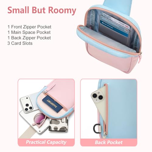 Image of Birthday Back to School Gifts for Teen Girls 8-12, Fanny Pack Crossbody Bag | 8 9 10 11 12 Year Old Girl Birthday Gifts, Kids Sling Bag Purse Travel Essential, Preppy Fashion Tween Girl Gift Trendy Stuff