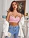 Avidlove Sexy Lingerie Set for Women Lace Bra and Panty Sets 2 Piece Outfit Underwear Pink