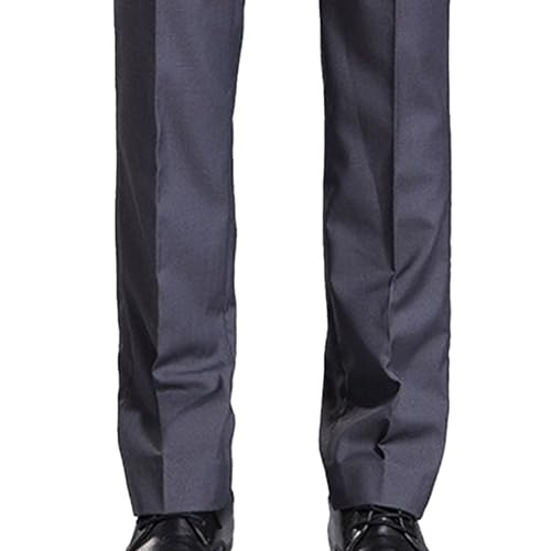 Men Stretch Flat Front Straight Fit Pant Casual Stretch Tapered Trousers Men Lightweight Comfy Pockets Trouser3