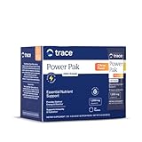 Trace Minerals Power Pak Multivitamin and Multimineral Packets - Electrolyte Support - 1200 mg Vitamin C plus 70+ Trace Minerals - Sugar Free - Citrus Flavor - 30 Packets