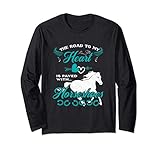 Photo Gallery horse lovers road to my heart paved with horseshoes girls maglia a manica Photo Gallery horse lovers road to my heart paved with horseshoes girls maglia a manica