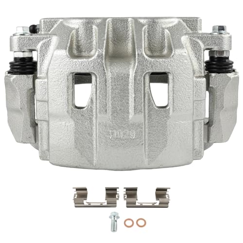 Image of SCITOO 18B5289 Front Right Disc Brake Caliper w /Bracket Fit For Cadillac For SRX 2010-2016, Double Pistons