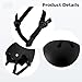 Black Adjustable Skateboard Helmet with MIPS, Eps Foam, and Breathable Design for Sports
