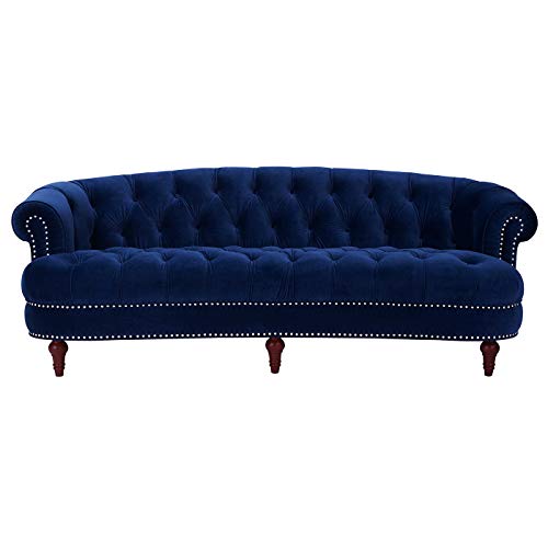 Jennifer Taylor Home La Rosa Victorian Chesterfield Tufted Sofa, Navy