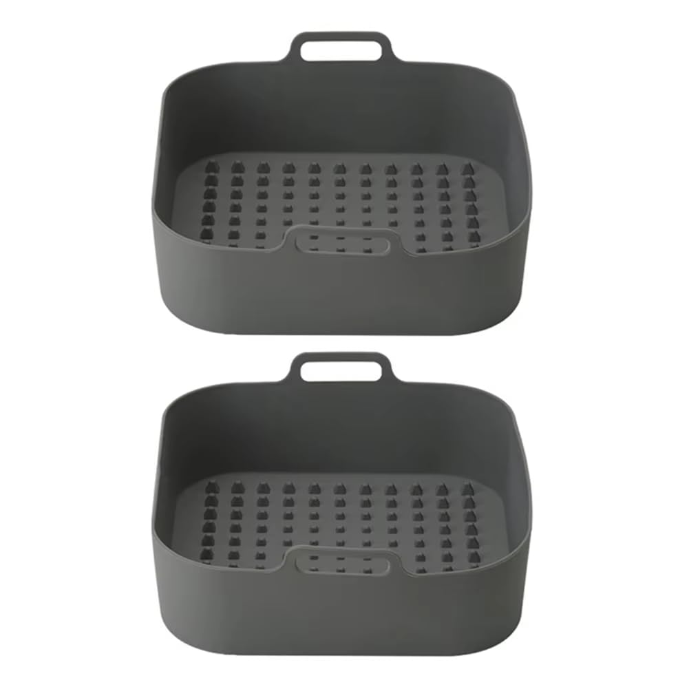 CTRLZS With Fried Pizza Chicken Heat-Insulation Air Fryer Tray 20x20x6cm Air Fryer Tray