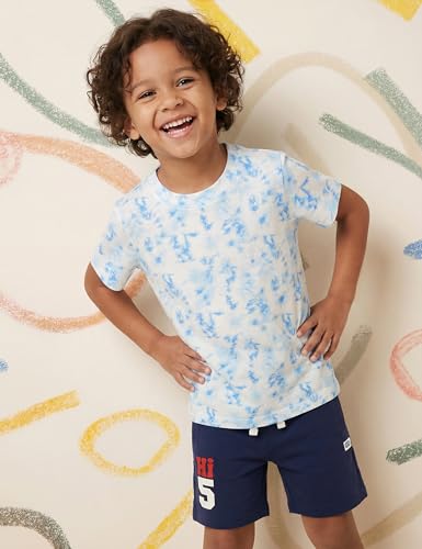 Image of Amazon Brand - Symbol Boy's Marble Regular Fit T-Shirt