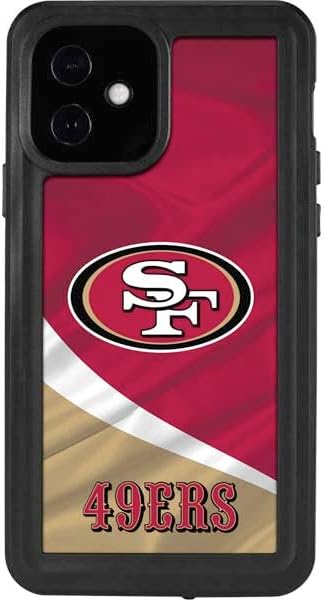 Skinit Waterproof Phone Case Compatible with iPhone 12 - Officially Licensed NFL San Francisco 49ers Design
