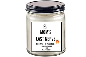 Moms' Last Nerve is on Fire Funny Custom Decorative Designer Books