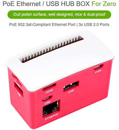 HUB HAT USB PoE Ethernet Raspberry Pi Zero carte alimentation réseau RJ45 - 2