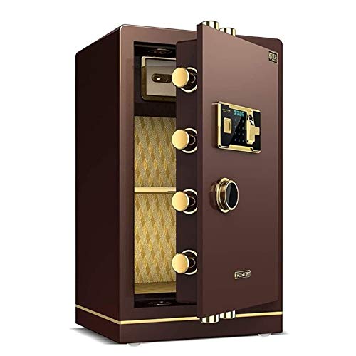 MXCERH Fireproof Waterproof Diversion s Wall s Electronic Home with Medium Home Office 80cm Large Fingerprint Double Door