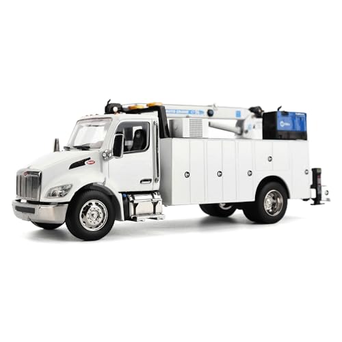 Camión de trabajo con grúa Peterbilt 1:50 miniatura 2