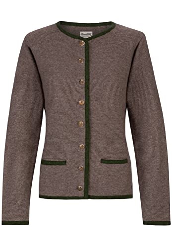 Stockerpoint Chaqueta Caro Suéter cárdigan, Efecto Piel, 42 para Mujer