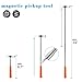 Rechabite Telescoping Magnetic Sweeper Pickup Tool, Screws Parts Finder with 35LB Pull Capacity, Retractable 8.6