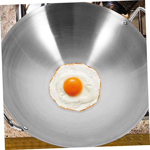 Wok de acero inoxidable ULTECHNOVO con doble asa y fondo redondo miniatura 6