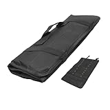 UKCOCO Bolsa para Cuchillos Portátil Resistente de Oxford Rollo Organizador con Múltiples Ranuras para Chef Uso Profesional y Viaje Almacenamiento Compacto y Duradero