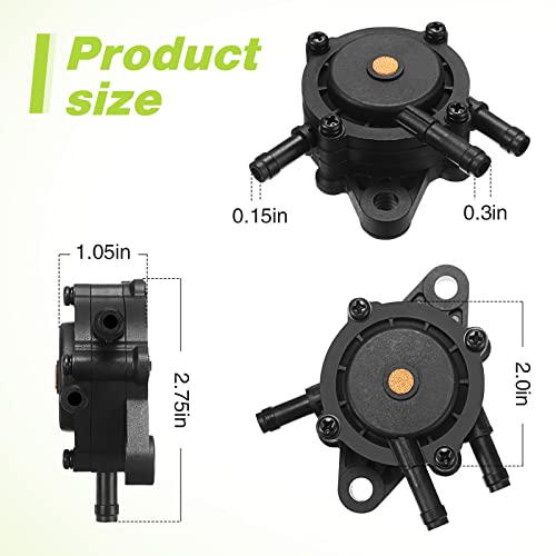 image for Chengu Fuel Pump Lawn Mower Compatible with 491922 691034 692313 80849