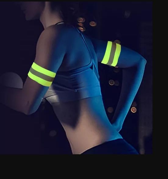 MARARDI Reflektierendes Klebeband zum Nähen - Reflektorband [10 Meter x 50 mm] [Fluoreszierendes Gelb] 100% Polyester - Reflektor Tape Hohe Sichtbarkeit - Reflexionsvermögen ≥300