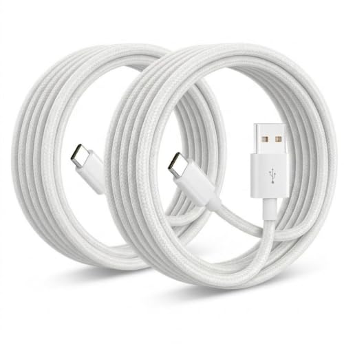 USB C Charger Cable1M 2Pack USB A to USB C Charging Cable for iPhone 17/16/15 AirPods Samsung Type-C Car Charger power Cord