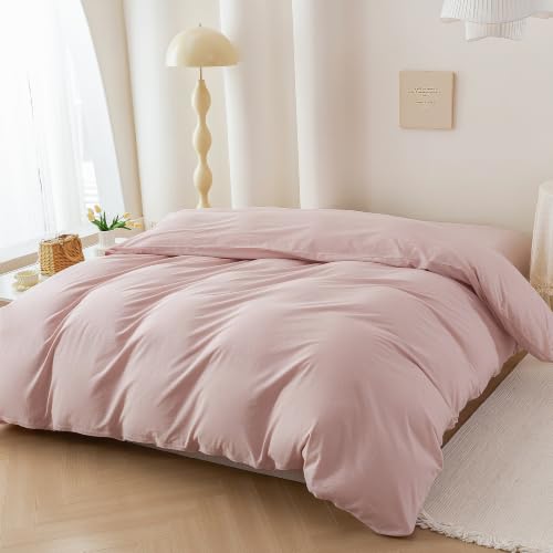 Image of Greyish Pink Duvet Cover Only Ultra Soft & Breathable Comforter Cover King