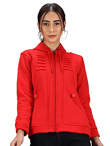 Image of eKools � Women's Fleece Blend Hooded Neck Winters Hoodie Sweatshirt with Pockets (FM2 Series)