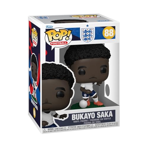 Funko Pop! Football: England - Bukayo Saka - World Cup 2026 - Collectable Vinyl Figure - Gift Idea - Official Merchandise - Toys for Kids & Adults - S